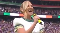 NFL fans 'given chills' by epic national anthem rendition before historic game