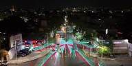 Encendido de luces patrias en Centro reafirma identidad y unidad