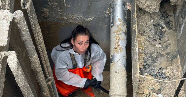 ‘I ditched my girly job to become a drain engineer - now I earn double the salary and bought my first house for £350k’