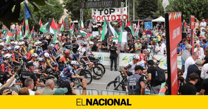 Otro final de etapa caótico en la Vuelta a España por las protestas propalestinas