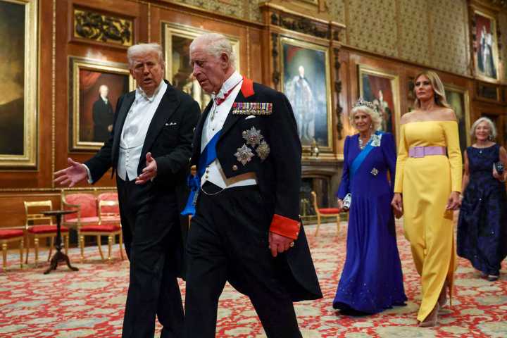 King Charles III hosts Trump for lavish UK state banquet