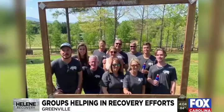 Groups helping with Helene recovery efforts in Greenville