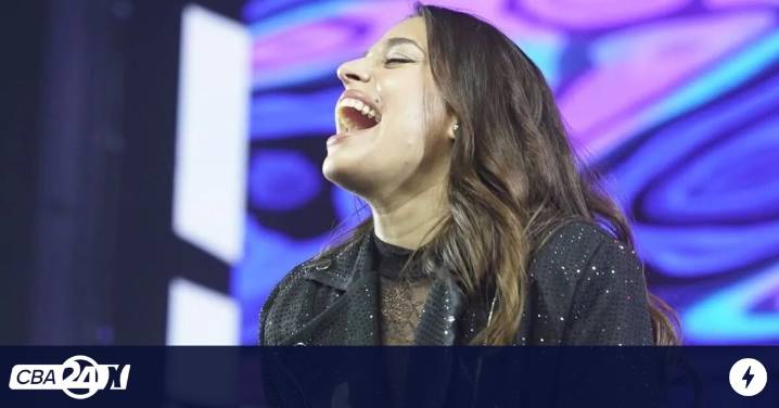 Eugenia Quevedo, la cantante de cuarteto que brilló con el Himno ante la Selección