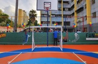 GDC entrega cancha deportiva completamente recuperada en UD