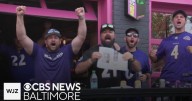 Baltimore Ravens fans welcome team back to Baltimore, celebrate win against Cleveland Browns