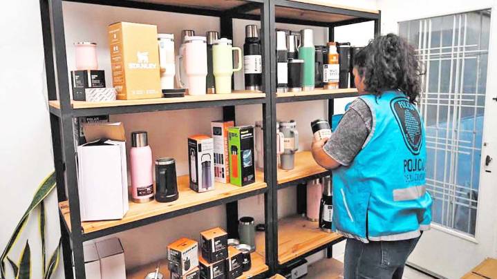 Secuestran más de doce mil termos y vasos térmicos truchos