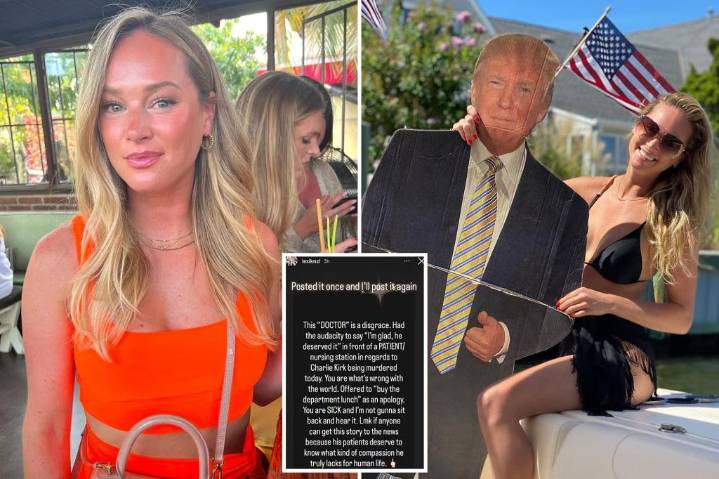 NJ surgeon who 'cheered' Charlie Kirk's murder resigns — as suspended nurse who called him out is reinstated