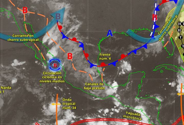 Clima en Guadalajara hoy: Sábado con lluvias ligeras y poco nuboso