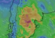 En nueve provincias. Emiten alerta amarilla por viento, lluvia y viento zonda para este miércoles
