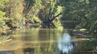 Mile markers installed along White River between Yorktown, Daleville