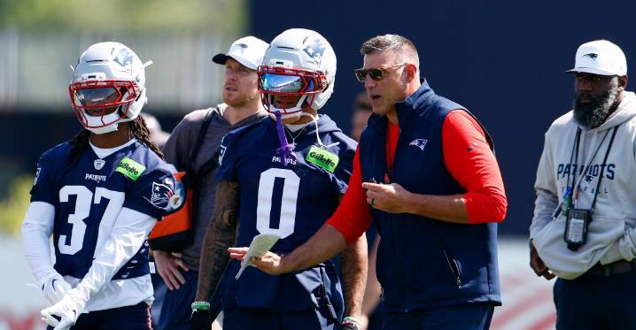 Patriots vs. Panthers Wednesday injury report: Christian Gonzalez limited, two sidelined