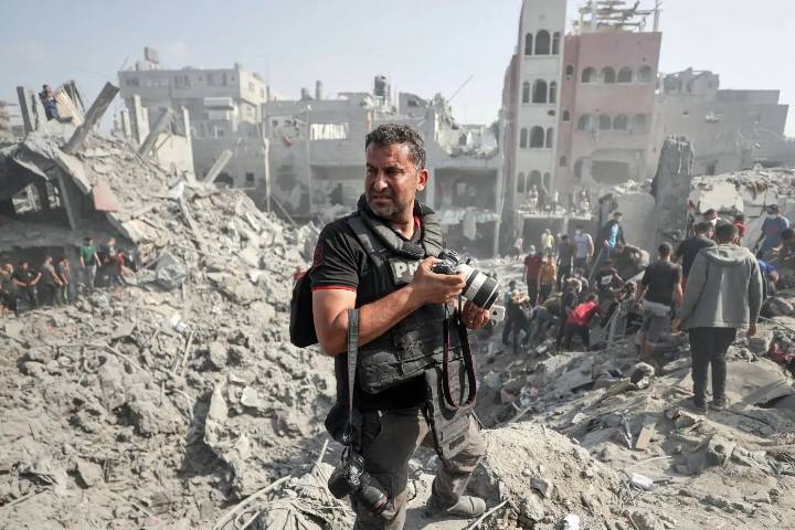 Lanzan campaña mundial para proteger a periodistas en Gaza