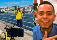 Muere en Brasil, Jhoan Rivera, “El Bendecido AQ”, que recorría el mundo en bicicleta