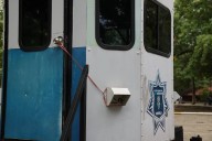 Módulo en el Bosque Cuauhtémoc, en pleno descuido