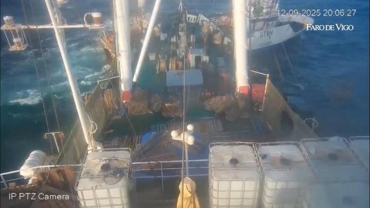 Un golpe de 1.800 toneladas: así fue embestido el 'Tafra 3'