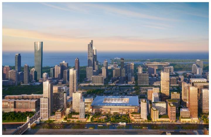 South Loop Fire Stadium Traffic Won’t Snarl Streets — If Fans Bike Or Take Transit, Traffic Study Says
