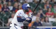 Astros left fielder Yordan Alvarez leaves game against Rangers with sprained left ankle