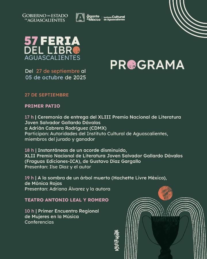 Vive la edición 57 de la Feria del Libro Aguascalientes