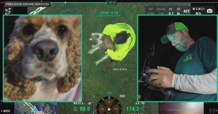 The search for Samson: How a thermal drone pilot reunited a lost dog with his owner