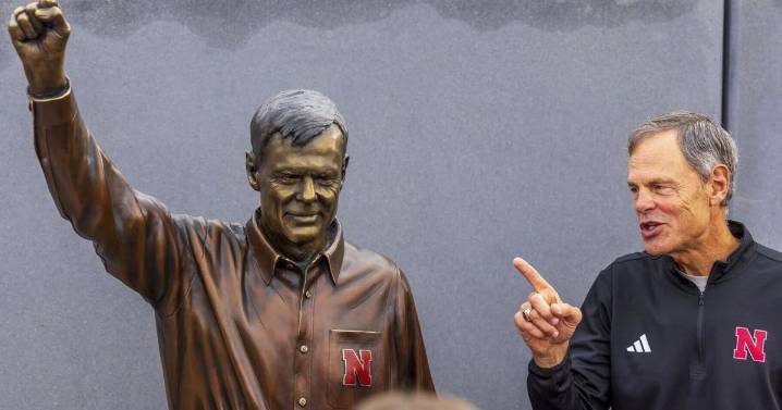 ‘Still blows my mind’: Nebraska honors John Cook with statue at Devaney Center