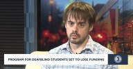Program that aids deaf and blind students is set to lose funding