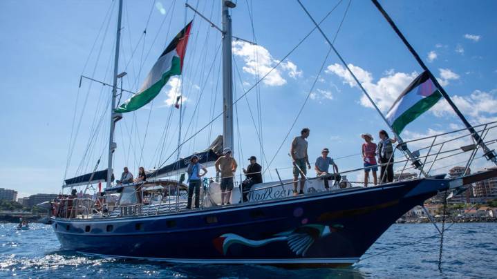 Flotilla de barcos se dirige a Gaza para romper el bloqueo israelí