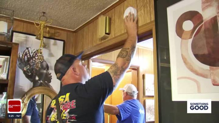Several Tulsa homeowners receive new smoke detectors from firefighters, volunteers