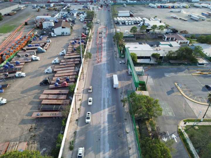 Inicia San Nicolás con contraflujo en Ave Diego Díaz de Berlanga hacia el sur cruce con Nogalar