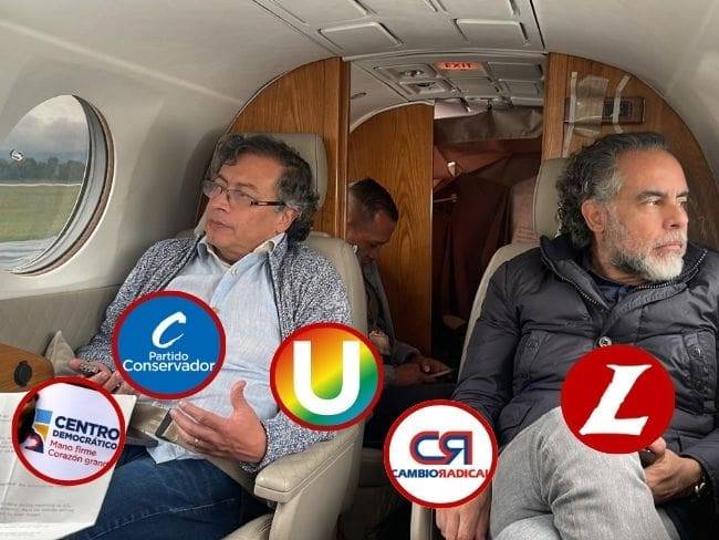 11 partidos rechazan declaraciones de Petro tras descertificación y respaldan decisión de EEUU