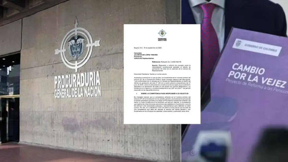 Procuraduría envía a la Corte su concepto sobre las actas de las sesiones extras que subsanaron la reforma pensional