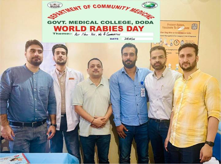 World Rabies prevention Day observed at GMC Doda