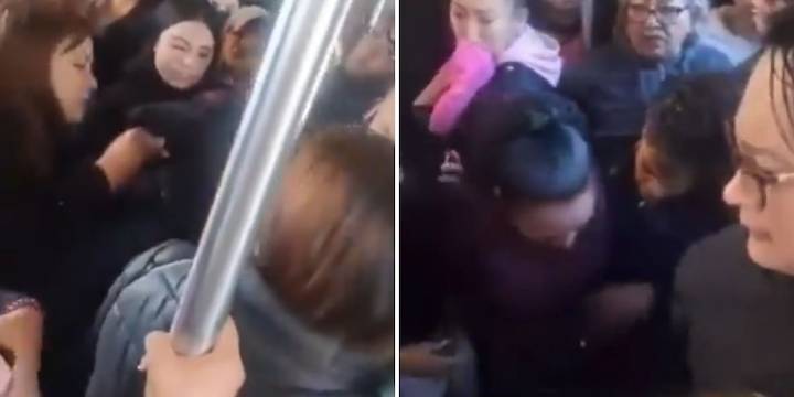 Hombre se disfraza de mujer y recibe paliza por acosar a usuarias en vagón exclusivo en Metro CDMX: “No lo dejen bajar”