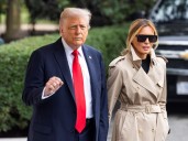Al partir al Reino Unido, Donald Trump habla de Robert Redford, Venezuela, TikTok y la ofensiva israelí en Gaza