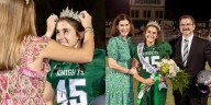 Varsity football player crowned Homecoming Queen