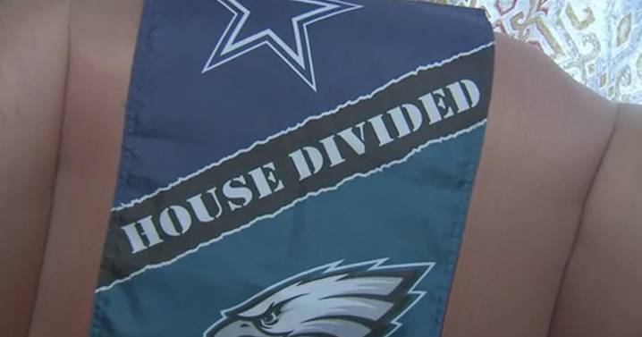 Love conquers all for this Delaware couple, except when Philadelphia Eagles play Dallas Cowboys