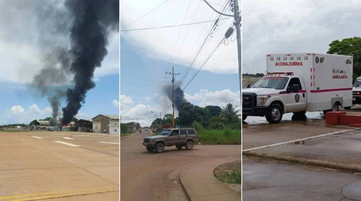 Tragedia en Bolívar: la impactante explosión en aeródromo de La Paragua