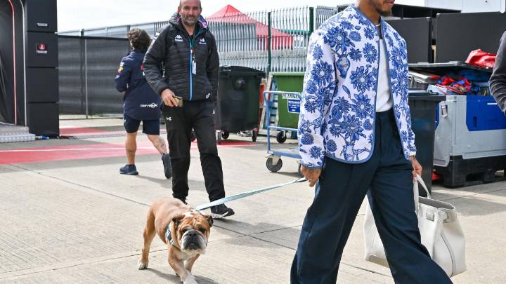 Sir Lewis Hamilton's dog Roscoe has died