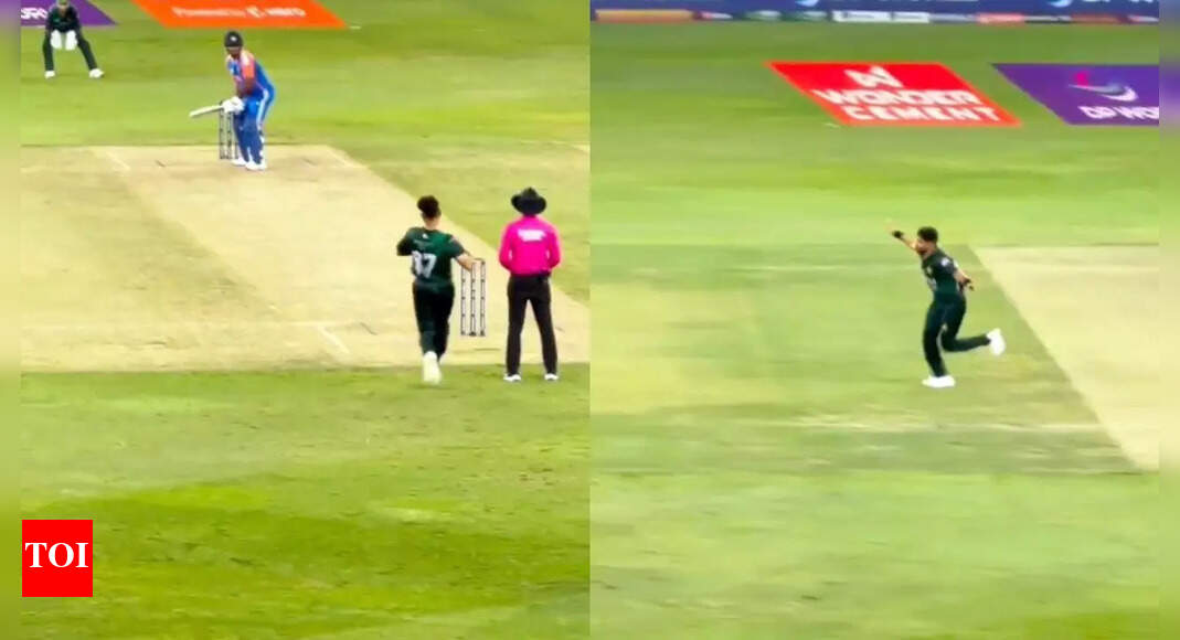 Haris Rauf made jets downing gesture not once but twice against India