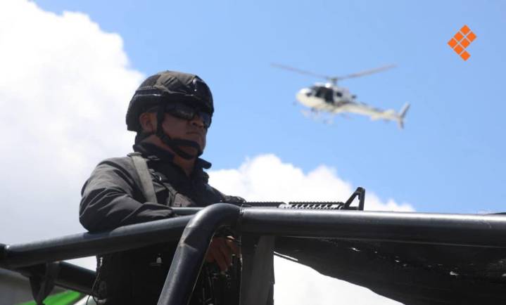 Llegan 150 agentes a reforzar seguridad en Uruapan