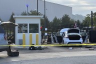 Suspect in custody after driver rams car into staffed security gate at FBI building in Pittsburgh