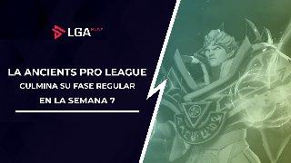 La Ancients Pro League pone fin a la fase regular para seguir con los Playoffs