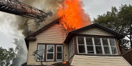 Crews battling Springfield house fire