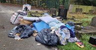 'Utter disgust' as rubbish dumped on graves at city church