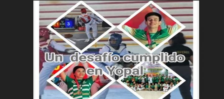 Brillante actuaciondel taekwondo metense en Yopal