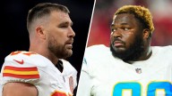 Travis Kelce gets slapped in the face by Chargers' Teair Tart