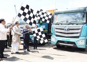 Sarbananda Sonowal flags off India’s 1st fleet of EV trucks with swappable batteries at JNPA