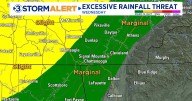A few scattered storms for Labor Day Monday