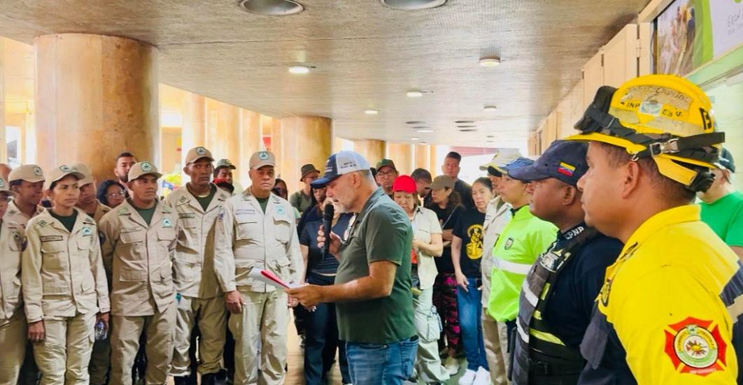 Cuerpo de Combatientes Ecosocialistas participó en Simulacro ante Desastres y Conflictos Armados 
