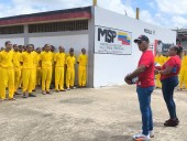 Entregan implementos deportivos al Centro de Formación «Nelson Mandela» de La Pica