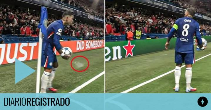 El momento en que Enzo Fernández sufrió la agresión de los hinchas de Benfica